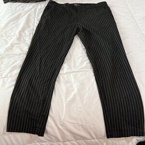Vintage Y2K Forever21 Black Pin Stripe Dress Pants Size 32 Mens/Women's
